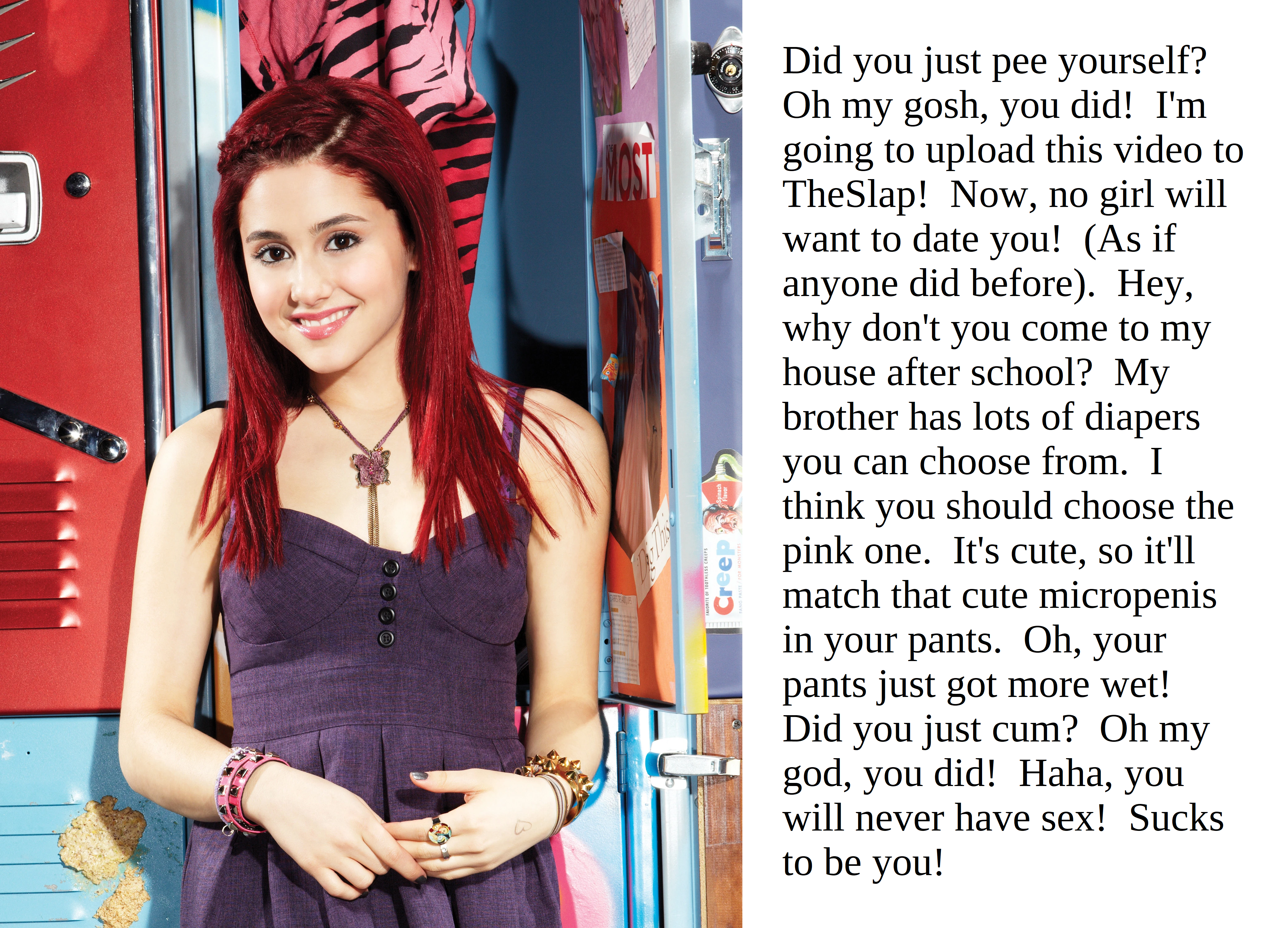 Cat Valentine Mocks You For Pissing Yourself
